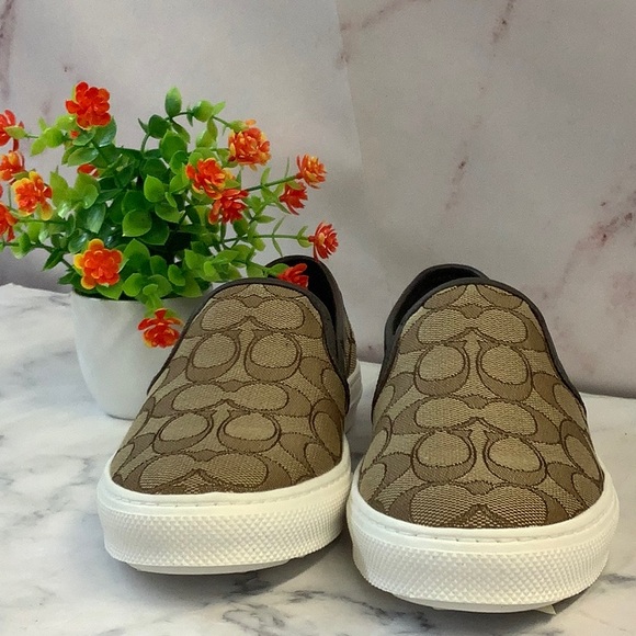 NWT Coach Sneakers in C Logo Size 6.5 - Picture 1 of 6